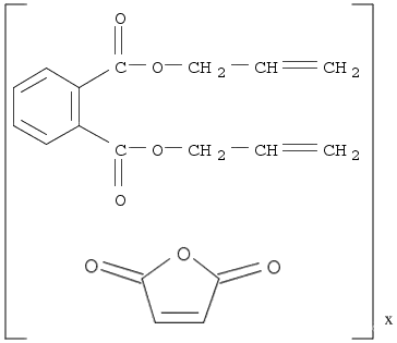Molecular Structure of 99449-18-0 (1,2-Benzenedicarboxylic acid, di-2-propenyl ester, polymer with 2,5-furandione (9CI))